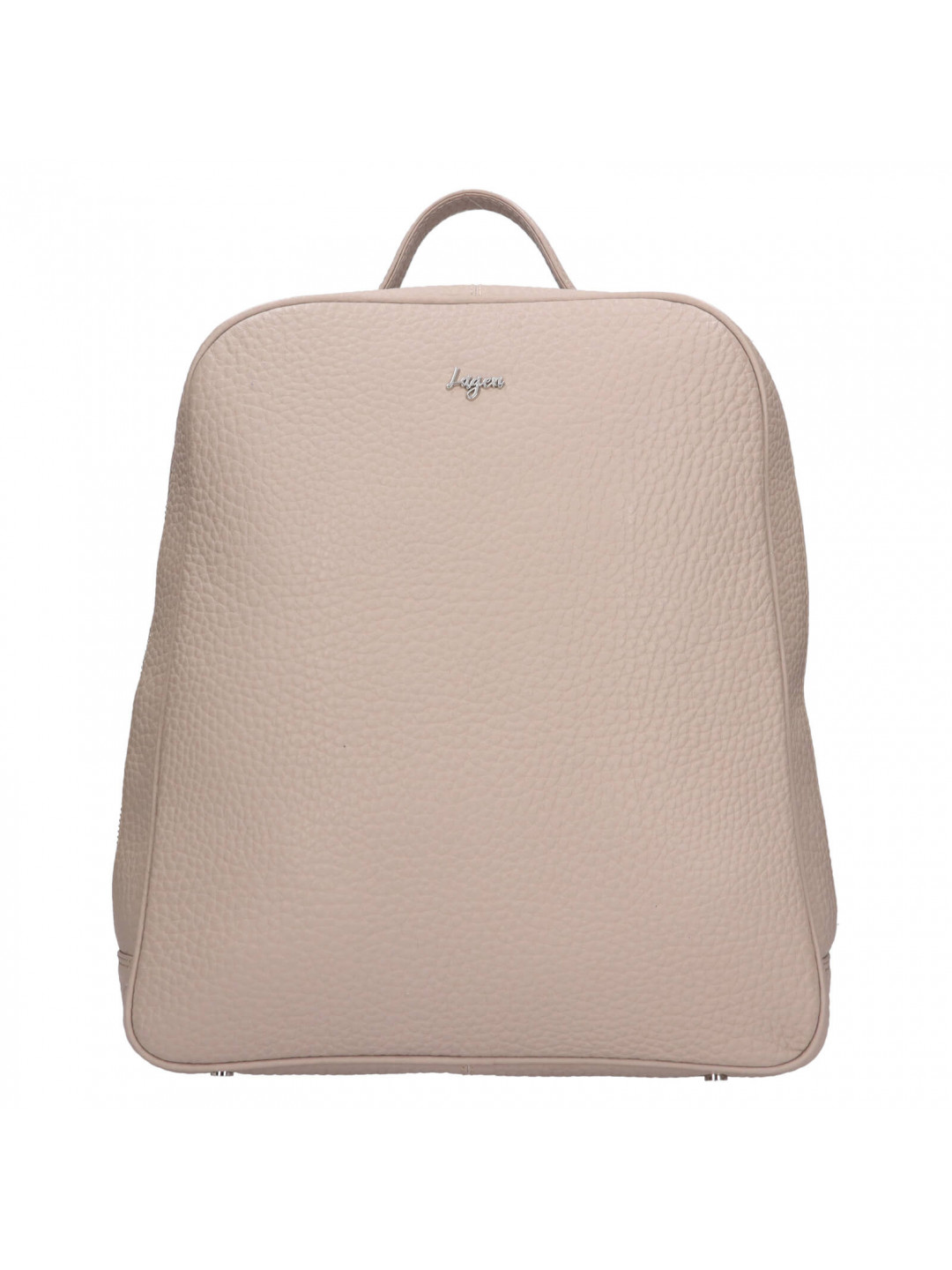 Dámský kožený batoh Lagen Mella – béžová